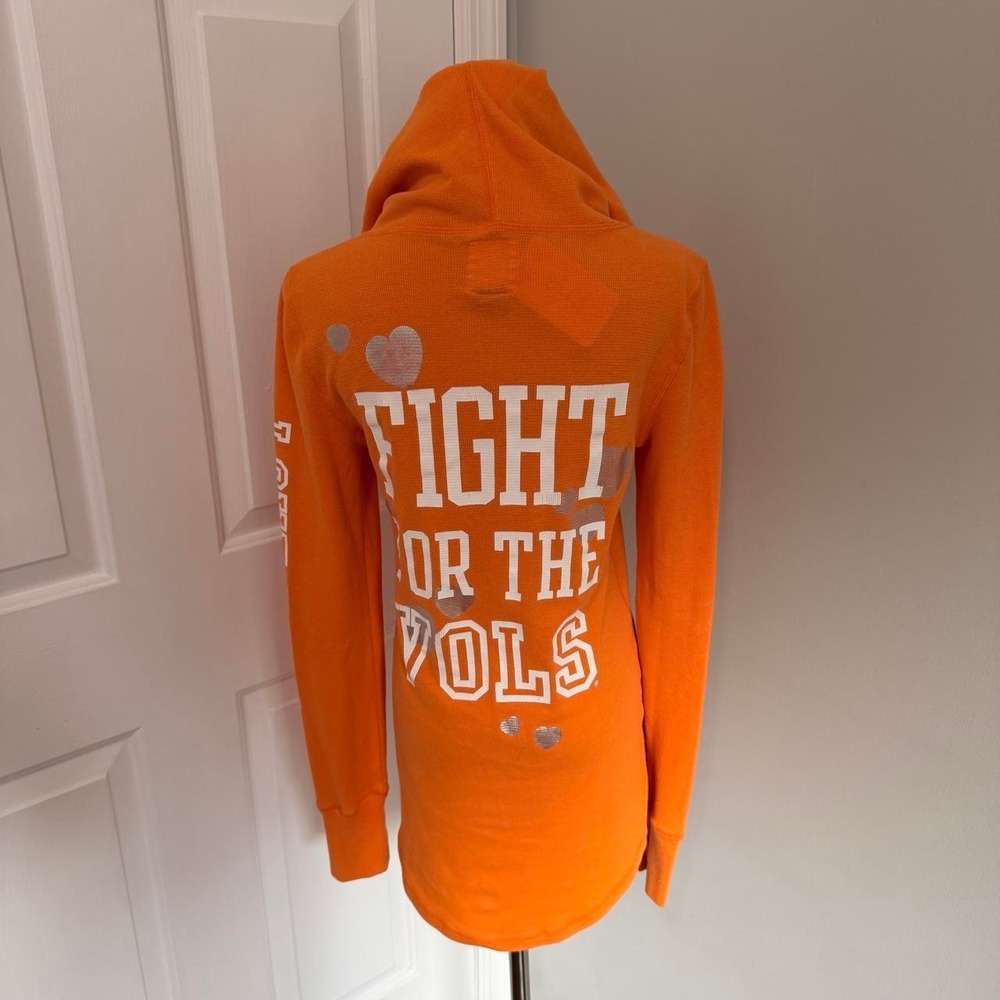 Y2K ORANGE VICTORIA'S SECRET PINK UNIVERSITY OF TENNESSEE VOLUNTEERS THERMAL TOP